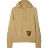 Burberry Wool Blend Hooded Sweatshirt In Sand