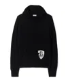 Burberry B Shield Wool Sweater In Black