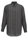 Burberry Long Sleeve Shirt With All-over Monogram Print