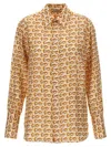 Burberry Shirts In Yellow