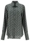 Burberry Prorsum Woman Shirt Green Size 4 Silk In Green