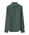Burberry Prorsum Woman Shirt Green Size 4 Silk In Green