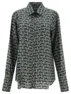 Burberry Prorsum Woman Shirt Green Size 4 Silk In Green
