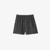 Burberry Shorts In Silver/black