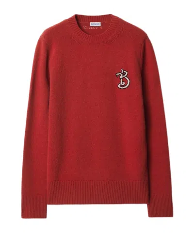 BURBERRY BURBERRY B SNAKE CREWNECK JUMPER