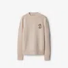 Burberry B Snake Wool Cashmere Sweater In Nutmeg