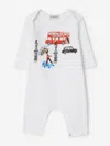 Burberry Baby Albern Icons Romper In White