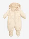 Burberry Baby Ariel Snowsuit In Ivory