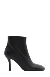 Burberry Baby 85 Leather Ankle Boots In Black