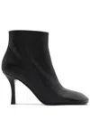 Burberry Baby 85 Leather Ankle Boots In Black