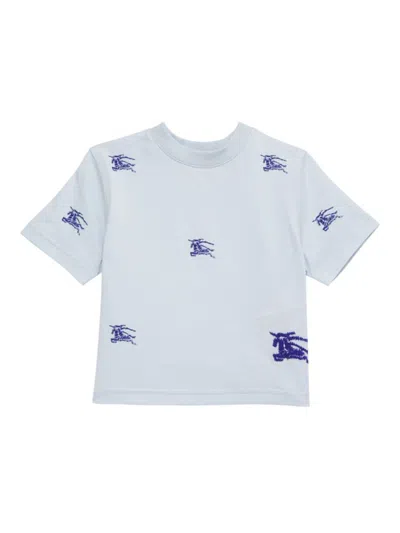 Burberry Baby Boy's, Little Boy's & Boy's Ekd Crewneck T-shirt In Sky Blue