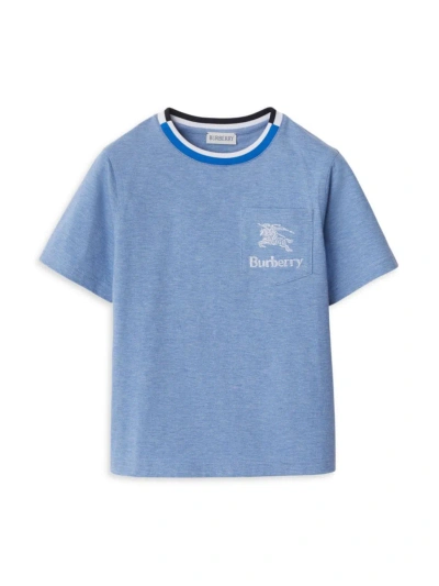 Burberry Baby Boy's, Little Boy's & Boy's Equestrian Knight T-shirt In Light Blue Melange