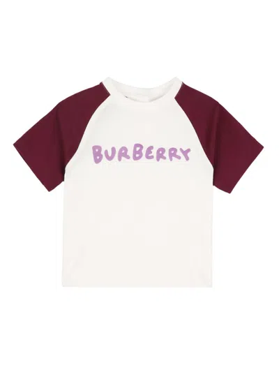 Burberry Baby Boy's, Little Boy's & Boy's Logo Raglan Sleeve T-shirt In Red