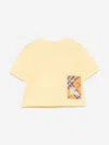 Burberry Baby Boys Mini Cedar T-shirt In Yellow