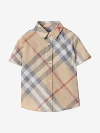 BURBERRY BURBERRY BABY BOYS OWEN CHECK SHIRT
