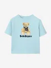 Burberry Baby Boys Teddy Bear T-shirt In Blue