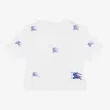 Burberry Baby Boys White Ekd Cotton T-shirt In White