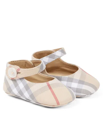 Burberry Baby  Check Ballet Flats
