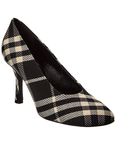 Burberry Woman Pumps Black Size 7 Textile Fibers