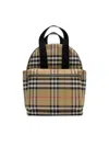 Burberry Childrens Check Baby Changing Backpack In Multi