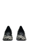 Burberry Baby Check Knit Pump In Black/ Calico Ip Check