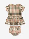 BURBERRY BABY GIRLS ARCHIVE CHECK LENA DRESS