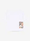 Burberry Baby Girls Cedar Ekd Label T-shirt In White