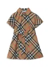 Burberry Baby Girl's, Little Girl's & Girl's Guilietta Check Shirtdress In Sand Check