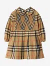 Burberry Baby Girls Mini Ida Check Dress In Brown
