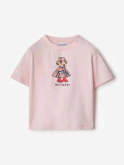 Burberry Baby Girls Mini Roxy Teddy Cape T-shirt In Pink