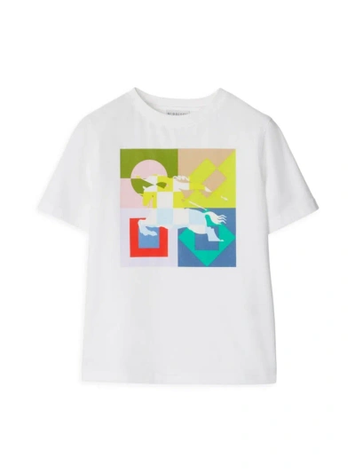 Burberry Baby Gir's, Little Girl's & Girl's Equestrian Colorblock Graphic T-shirt In White