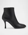 Burberry Baby 85 Leather Ankle Boots In Black