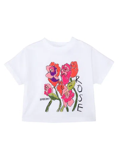Burberry Baby's, Little Girl's & Girl's Lilia Rose Graphic T-shirt In White