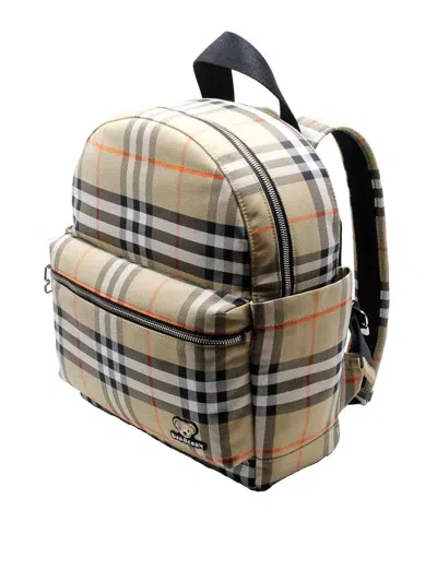 Burberry Kids' Backpack In Gray