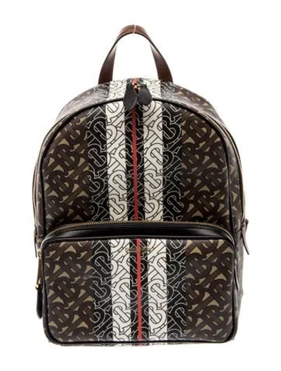 Pre-owned Burberry Backpack In Multi