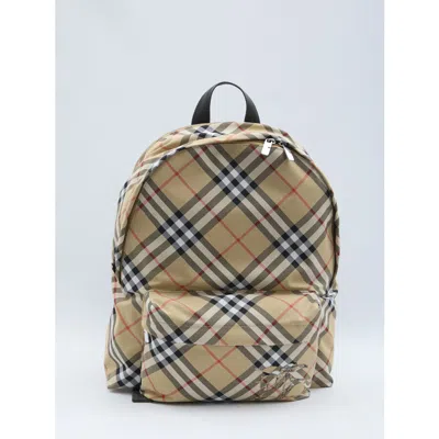 Burberry Backpack In Sand