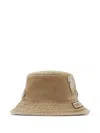 Burberry Badge Bucket Hat In Neutrals
