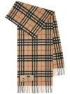 Burberry Badge Vintage Check Scarf In Neutrals