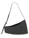 Burberry Large Curved Shoulder Bag With Textured Finish