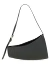 Burberry Large Curved Shoulder Bag With Textured Finish