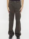 BURBERRY BAGGY PANTS IN COTTON
