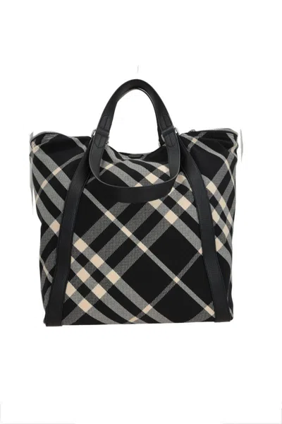 Burberry Bags In Black+caic
