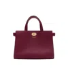 Burberry Womens Punnet Cotswolds Mini Leather Tote Bag