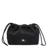 Burberry Horseshoe Reversible Pochette With Coulisse