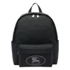 Burberry Black Backpack With Spacious Design And Padded Straps
