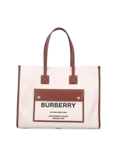 Burberry Bags In Neutrals