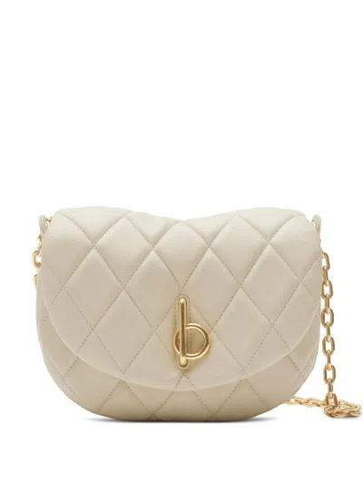 Burberry Women Rocking Horse Shoulder Bag In Beige