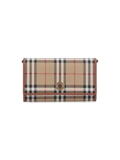 Burberry Bags In Neutrals/brown