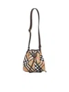 Burberry Women's Mn Drawstring Bucket In Beige
