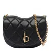 Burberry Rocking Horse Quilted Leather Crossbody Bag In Black